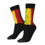 Custom Spain Vox Dress Socks for Men Women Warm Funny Novelty Spanish Flag Crew Socks