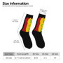 Custom Spain Vox Dress Socks for Men Women Warm Funny Novelty Spanish Flag Crew Socks
