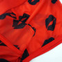 Mid Waist " Lips " Printed Men Transparent Mesh Boxers Underwear Plus Size Sexy U Pouch Trunk Shorts for Gift