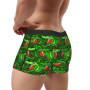 Flat Style Crocodile Seamless Pattern Boxer Brief Underwear High Quality Male Sexy Soft Boxer Shorts Printed Plus Size Panties