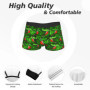 Flat Style Crocodile Seamless Pattern Boxer Brief Underwear High Quality Male Sexy Soft Boxer Shorts Printed Plus Size Panties