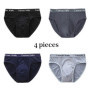 4Pcs Men's Briefs Mesh Silk Men's Underwear New 2020 Panties Men Bamboo Fiber Mens Bodysuit Male Comfortable Solid Underpants