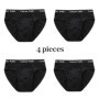 4Pcs Men's Briefs Mesh Silk Men's Underwear New 2020 Panties Men Bamboo Fiber Mens Bodysuit Male Comfortable Solid Underpants