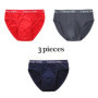 3Pcs/Lot Men's panties Silk Men's Underwear New Briefs Men Bamboo Fiber Mens Bodysuit Male Comfortable Solid Underpants