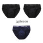 3Pcs/Lot Men's panties Silk Men's Underwear New Briefs Men Bamboo Fiber Mens Bodysuit Male Comfortable Solid Underpants
