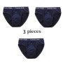 3Pcs/Lot Men's panties Silk Men's Underwear New Briefs Men Bamboo Fiber Mens Bodysuit Male Comfortable Solid Underpants
