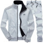 Tracksuits Men Polyester Sweatshirt Sporting Fleece 2026 Gyms Spring Jacket + Pants Casual Men's Track Suit Sportswear Fitness