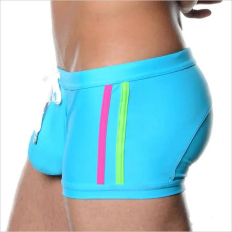 Sexy Swimwear Mens Nylon Quick Dry Surfing Board Shorts Male Sport Beach Swimming Trunks Pouch Bathing Swimsuits Maillot De Bain