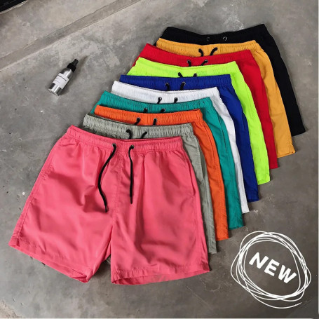 Solid Mens Swimwear Swim Shorts Trunks Beach Board Shorts Swimming Pants Swimsuits Mens Running Sports Surffing Shorts