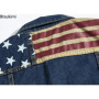 New Men's Cotton Jeans Sleeveless Jacket Dark Blue Denim Jeans Vest Men Cowboy Denim Vest Leisure Mens Jackets Tops Plus Size