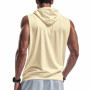 Summer Men's Hooded Zipper Tank Tops Casual Fitness Sports Vest Fashion Zipper Sleeveless Cardigan Tees Tops Male Jogging Vest