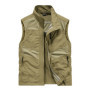 Summer Mens Multi-pocket Vests Man Lightweight Breathable Mesh Sleeveless Jackets Outwear Men Fishing Cargo Waistcoats 6XL