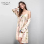 AYUNSUE 16MM 100 Mulberry Silk Nightwears for Ladies 2026 Spring Summer Sleepwear Set Bath Robe Sexi Night Dress Women 잠옷
