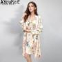 AYUNSUE 16MM 100 Mulberry Silk Nightwears for Ladies 2026 Spring Summer Sleepwear Set Bath Robe Sexi Night Dress Women 잠옷