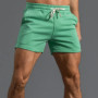 Summer Cotton Gym Shorts Men Sport Running Shorts Homme Breathable Soft Basketball Tennis Short Pants Male Workout Sportswear