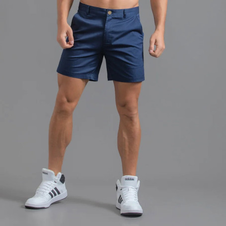 Men's Casual Shorts 2026 Summer Slim Fit Sexy Golf Shorts Solid Color Pure Cotton Waterproof Wear-Resistant Cargo Shorts Male