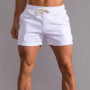 Summer Casual Shorts Men Breathable 100 Cotton Beach Shorts Comfortable Fitness Basketball Sports Short Pants Male Bermudas