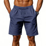 2024 New Men'S Cotton Linen Shorts Pants Male Summer Breathable Solid Color Linen Short Trousers Fitness Streetwear M-4xl