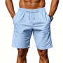 2024 New Men'S Cotton Linen Shorts Pants Male Summer Breathable Solid Color Linen Short Trousers Fitness Streetwear M-4xl