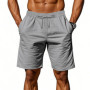 2024 New Men'S Cotton Linen Shorts Pants Male Summer Breathable Solid Color Linen Short Trousers Fitness Streetwear M-4xl