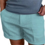 New Men's Cotton Linen Shorts Pants Male Summer Breathable Solid Color Linen Trousers Fitness Streetwear