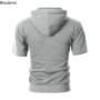 New 2026 Men's Casual Sweatshirts Short Sleeve Hoodies JacketS Solid Slim Zip Man SportS Tops Comfotable Outdoor Clothes for Men