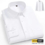 Men's Oxford Pattern Shirt Long Sleeve Big Size S-11XL Cotton Slim Fit Business Casual Traditional Shirts Easy Care Comfort
