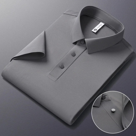 BROWON Brand Business Casual Polo Shirt Men 2026 Summer Solid Color Short Sleeve Men Polo Fashion Turn-Down Collar Men Tees Tops