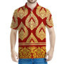 Thai Ethnic 3d Printed Polo Shirt For Men Clothes Summer Street Short Sleeved Tees Thailand Patterns Oversized T-Shirt Tops