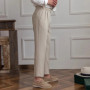 Man Suits Pants Fluid Khaki Draped Trousers for Men Baggy Suit Korean Style Clothes Reviews Many Slacks High Quality