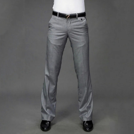 Men's Flared Trousers Formal Pants Bell Bottom Pant Dance White Suit Pants Suit Pants for Men Size 28-37