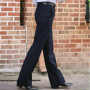 Men's Flared Trousers Formal Pants Bell Bottom Pant Dance White Suit Pants Suit Pants for Men Size 28-37