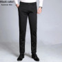 Extra Long Dress Pants For Tall Men Business Plus Size 44 46 Formal Straight Black Loose Dark Blue Office Work Male Trousers