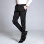 Extra Long Dress Pants For Tall Men Business Plus Size 44 46 Formal Straight Black Loose Dark Blue Office Work Male Trousers