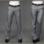 Hot Men's Flared Trousers Formal Pants Bell Bottom Pant Dance White Suit Pants Suit Pants for Men Size 28-37