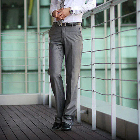 Hot Men's Flared Trousers Formal Pants Bell Bottom Pant Dance White Suit Pants Suit Pants for Men Size 28-37
