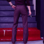 Hot Men's Flared Trousers Formal Pants Bell Bottom Pant Dance White Suit Pants Suit Pants for Men Size 28-37