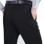 Office Suit Pants Tall Men Summer Thin Plus Size 44 Extra Long Business Formal Male Dark Blue Straight High Waist Work Trousers