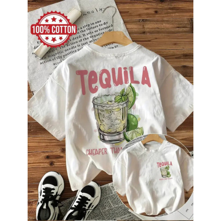 Retro Lemon Drink Loose 100 Cotton T-Shirts Female Funny T Shirts Fashion Graphic Tees Tops Women Clothing