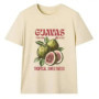 Guava Tropical Sweetness Printed Cotton T Shirts Women Funny Plant Tees Shirts Short Sleeve O-Neck American Summer Tshirts 2025