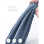Summer High Quality Cozy Soft 100Lyocell Fabric Jeans Men Elastic Waist Denim Trousers Korea Loose Straight Blue Casual Pants