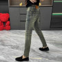 Trendy Brand Jeans Men's 2025 Spring and Summer New Nostalgic Pants Fashion Slim Elastic Casual Trousers Clothes for Men Jeans