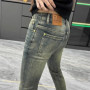 Trendy Brand Jeans Men's 2025 Spring and Summer New Nostalgic Pants Fashion Slim Elastic Casual Trousers Clothes for Men Jeans