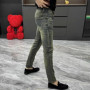 Trendy Brand Jeans Men's 2025 Spring and Summer New Nostalgic Pants Fashion Slim Elastic Casual Trousers Clothes for Men Jeans