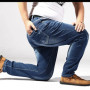 Plus Size Summer Jeans Men 6XL 7XL 8XL 180KG Homme Stretch Thin Straight Loose Pants Denim Sweatpants Scratched Ripped Trousers