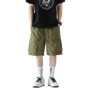 men's casual and cargo shorts for man clothing running mens summer work shorts multi-pocket loose outdoor sports short pants h98