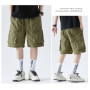 men's casual and cargo shorts for man clothing running mens summer work shorts multi-pocket loose outdoor sports short pants h98