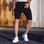 Men Jeans Shorts Strecth Washed Vintage Distressed Pockets Button Basics Straight Denims Streetwear 2025 Summer Short Pants