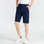 2026 New 100 Cotton Shorts Men Knee Length Boardshorts Classic Brand Comfortable Clothing Beach Shorts Male Short Trousers