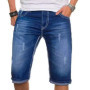 2026 New Blue Summer Shorts Jeans Men Denim Pants Stretch Black Fashion Design Men's Jeans Slim Straight Male Short Jeans